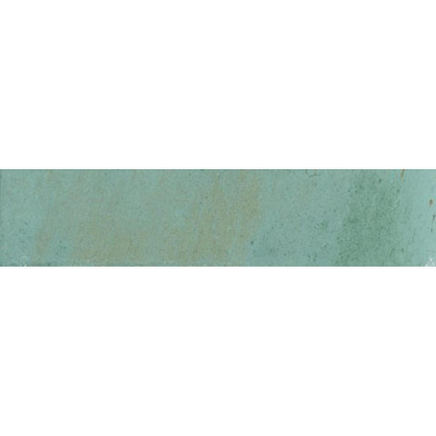 SAMPLE Ceralto Dorsena Raw Vloer- en wandtegel 6x24cm 10mm porcellanato Turquoise SW976568