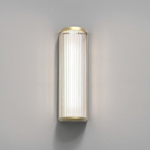 Astro Versailles 400 LED Wandlamp 40x12.5x8.9cm IP44 verlichting geintegreerd dimbaar goud mat SHOWROOMMODEL SHOW26643