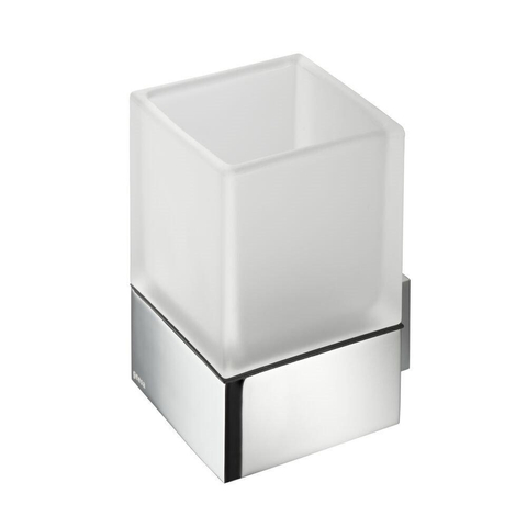 Geesa Modern Art Porte-gobelet avec verre Chrome 0650141
