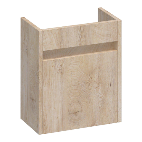 BRAUER Adore meuble lave-mains - 40x45x22cm - avec 1 porte sans poignée ouvrant vers la droite Forest Wheat SW522687