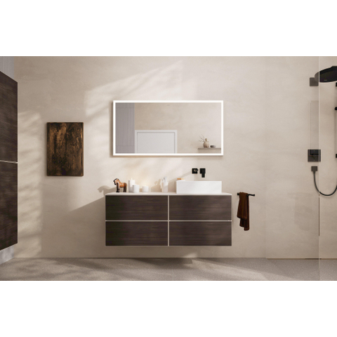 Hansgrohe AddStoris Q handdoekhouder 2-lids - mat zwart SW651108