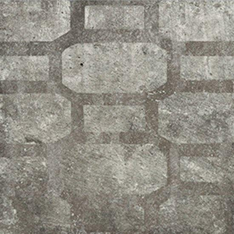 Ceralto Neroli Stone carrelage sol et mur - 14x14cm - 9mm - carré - décor - R9 - grey mat (gris) SW795698
