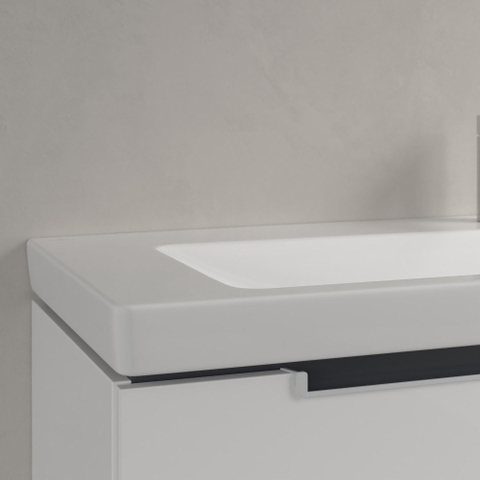 Villeroy & Boch Subway 2.0 meubelwastafel - 130x47cm - 1 kraangat - met overloop - White Alpine (glans wit) 1024046