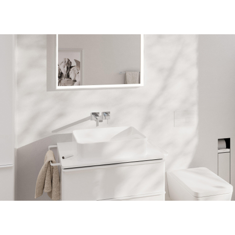Hansgrohe Tecturis Mitigeur lavabo encastré - mitigeur - monocommande - bec 22.5 cm - chrome SW918386