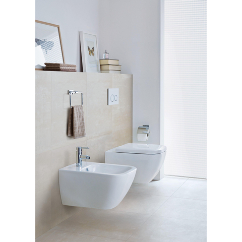 Duravit Happy D.2 Wandcloset - 54cm - met spoelrand - diepspoel - glans wit SW68370