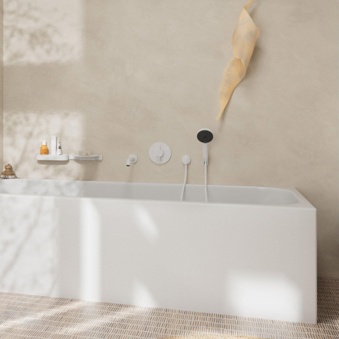 Hansgrohe Wallstoris Planchet - 20x3.9x16.9cm - mat wit SW651393