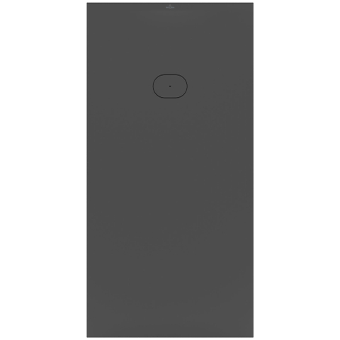 Villeroy & Boch Ecora douchebak - 180x90x4.5cm - afvoer korte zijde - anthracite (antraciet) SW1558945