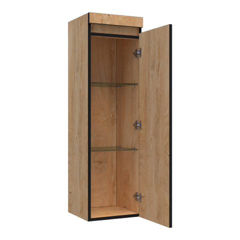 BRAUER Joy Edge armoire de salle de bains - 120x35x35cm - 1 porte - ouverture à droite - sans poignée - Forest Tan SW522799