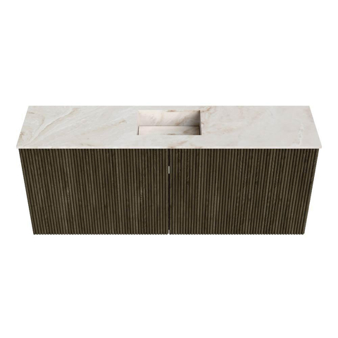 Mondiaz JOYA-DLUX 100cm toiletmeubel - kleur Shadow - Wastafel FAYE positie Midden Zonder kraangat kleur Frappe. SW1422743