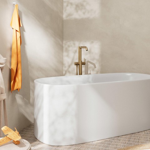 Hansgrohe Tecturis s Eengreeps badmengkraan vloermontage - vrijstaand - geborsteld brons SW918426