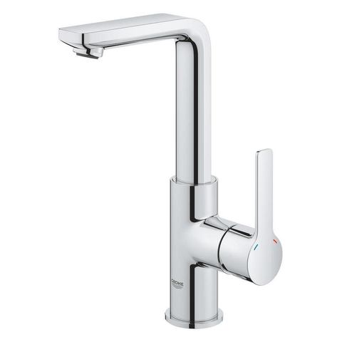 Grohe Lineare New Waterbesparende Wastafelkraan - L-Size - met waste - draaibare gegoten uitloop - chroom SW97538