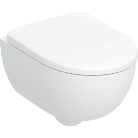 Geberit Renova Compact wandclosetpack - diepspoel - rimfree - met closetzitting - softclose - compact - wit SW418317