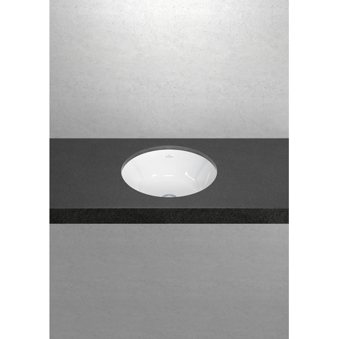 Villeroy & Boch Architectura onderbouwwastafel - 45x45cm - zonder kraangat - met overloop - White Alpine (glans wit) SW762358
