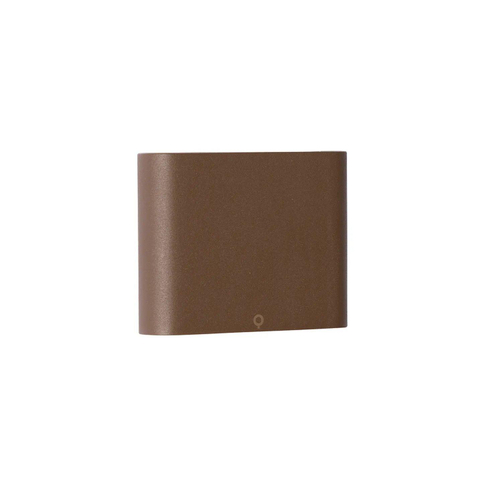 QAZQA Batt wandlamp - 11.5x9x3cm - incl. LED - IP65 - mat roestbruin (koper) SW1187247