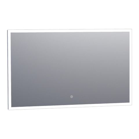Saniclass Edge Miroir 120x70cm avec éclairage LED réglable et interrupteur tactile Aluminium SW278212