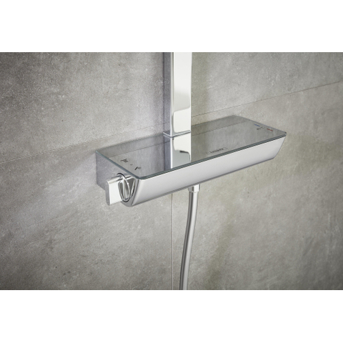 Hansgrohe Raindance e - select e - 360 - showerpipe - ecostat - ecosmart - thermostaat - hoogglans chroom GA45152