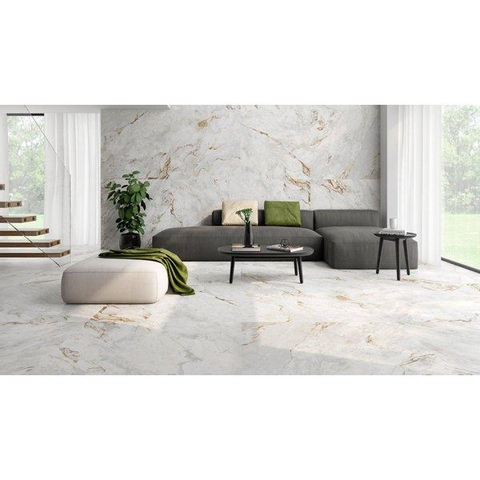 ÉCHANTILLON Ceralto Salerno Vein Carrelage sol et mur 120x120cm 7mm rectifié Soft Touch SW976587