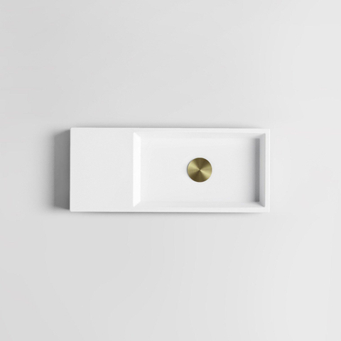 Clou Mini Wash Me plug met afdekkap goud geborsteld PVD SW1108685