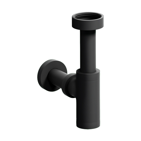 Clou Mini Suk siphon design 3,8x29cm spécialement pour petits lave-mains Noir mat SW405130