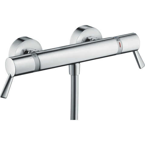 Hansgrohe Ecostat Comfort Caredouchekraan - thermostatisch - zonder omstel - met koppelingenHOH=15cm - met verlengde - thermostaat - hoogglans chroom 0450875