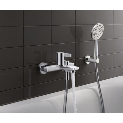 Duravit D-neo 1 greeps badmengkraan - opbouw - 208x136x116.5mm - hoogglans chroom SW640390