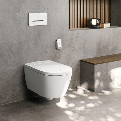 Villeroy & Boch Viclean douchewc - 60cm - diepspoel - spoelrandloos CeramicPlus - White Alpine (glans wit) SW925801