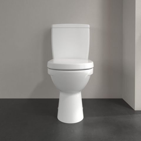 Villeroy & Boch O.novo Compact duoblokpot - diepspoel DirectFlush - 36x61cm - zonder reservoir - White Alpine (glans wit) SW68865
