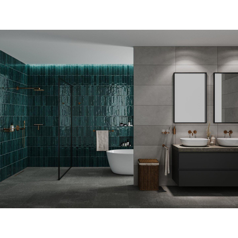 Haceka Kosmos Porte-serviettes - 46cm - double - pivotant - cuivre brossé SW955712