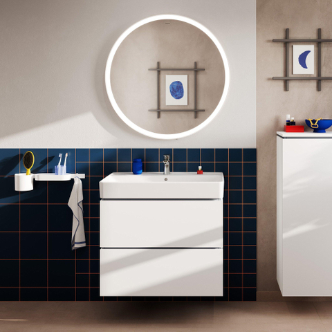 Hansgrohe Xilesa E meubelset 2la 780x470 met Xanuia wastafel 800 mat wit SW1567290
