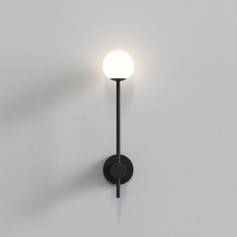 Astro Orb Single applique murale excl. G9 noir mat SW680088