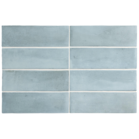 SAMPLE Terravito Ardeno Koko voor wand- en vloertegel - 150x50cm - 8mm - Licht blauw SW1221258