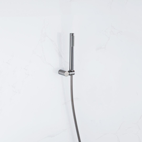 Fortifura Calvi doucheslang Metaal - 150cm - PVD - geborsteld gunmetal (antraciet) SW767376