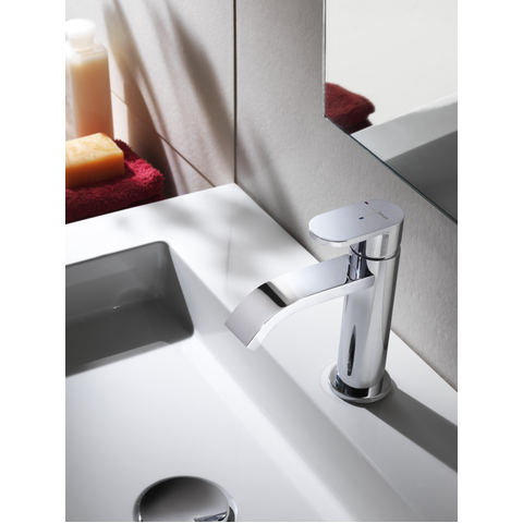 Hotbath Friendo wastafelmengkraan met cascade uitloop zonder waste chroom SHOWROOMMODEL SHOW23416