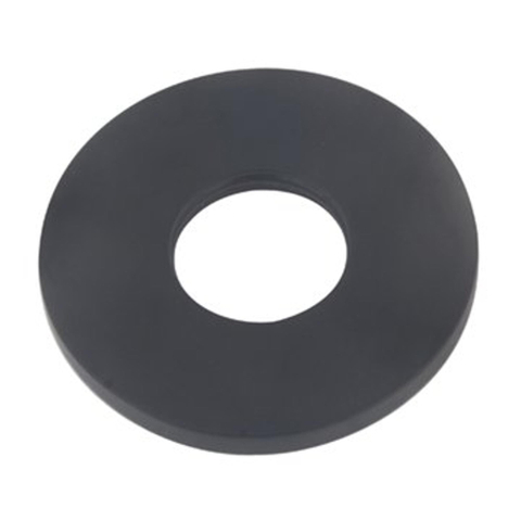 Wiesbaden Caral rosace bec mitigeur lavabo encastré 65 mm noir mat SW296022