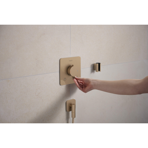 Hansgrohe Porter fine Handdouchehouder - geborsteld brons SW1388261