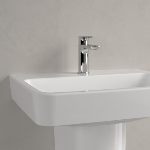 Villeroy & Boch O.novo Lavabo - 600 x 460 x 175 mm - blanc Alpin brillant (blanc) - sans trop-plein SW448433