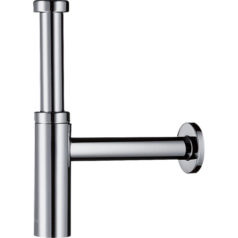 Hansgrohe Flowstar S Premium designbekersifon 5/4 met muurbuis - met rozet - hoogglans chroom 0452098