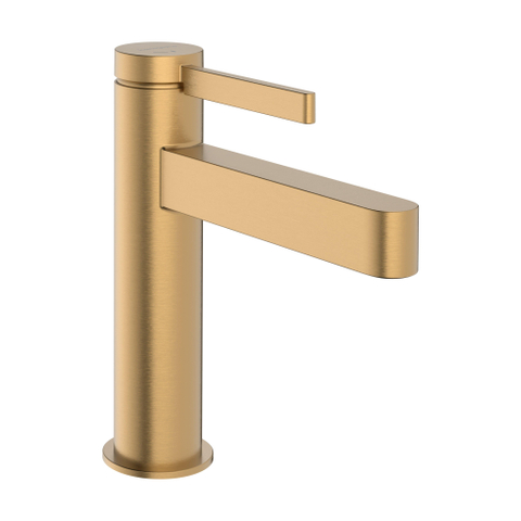 Hansgrohe Finoris Wastafelmengkraan - 11cm - coolstart - afvoerplug - brons SW1388492