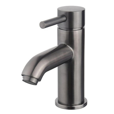 Wiesbaden Caral Cadans wastafelkraan laag - PVD - gunmetal (antraciet) SW451327