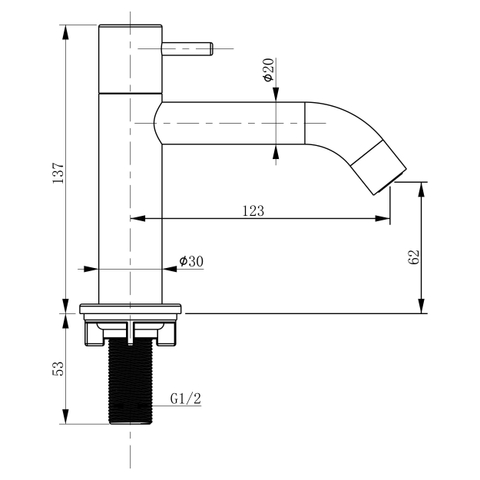 Differnz Ravo fonteinset – 38.5x18.5x9 cm – beton licht grijs – gebogen chromen kraan SW705489