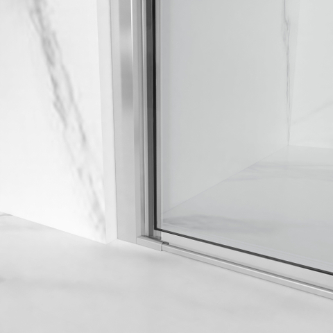 FugaFlow Eccelente Vetro Cabine de douche - 70x120x200 - Profil en verre de sécurité - anti-calcaire - chrome SW1451487