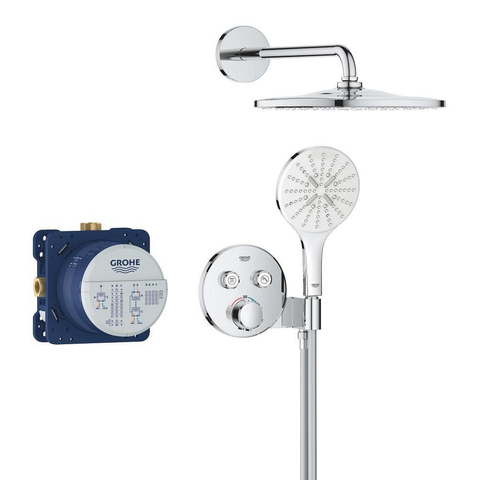 Grohe QuickFix Precision SmartControl Inbouw Douchesysteem - Vitalio Rain Mono 310 hoofddouche - chroom SW1120182
