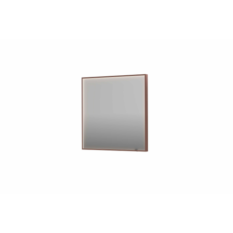 INK SP19 miroir – rectangle – 80 x 80 cm – LED directe tout autour – Cuivre brossé SW955880