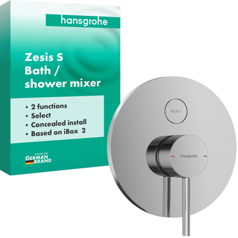 Hansgrohe Zesis S inbouw badmengkraan iBox Universal 2 CH SW1567440