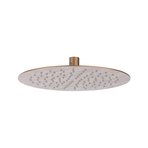 IVY Pact Ensemble de douche de pluie - apparent - douche de tête slim 25 cm - douchette satin spray - cuivre brossé mat PVD SW1034786