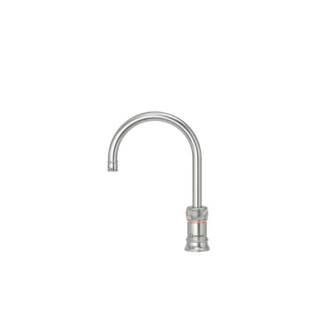 Quooker Classic Nordic Round kokendwaterkraan - draaibare uitloop - Combi+ reservoir - Warm / kokend water - RVS SW299681