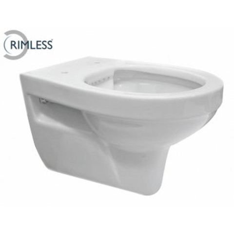 Xellanz Trevi hangtoilet – Rimless – diepte 53 cm – glans wit SW72905