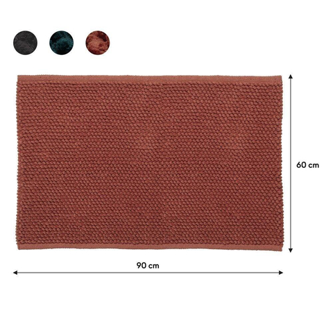 Sealskin delhi tapis de bain 60x90 cm en coton rose foncé SW699491