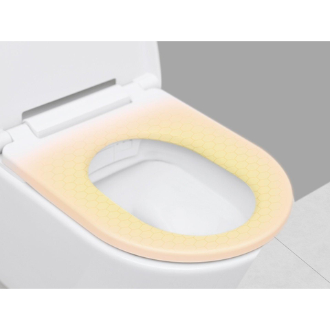 Clou Clever douche-wc – verwarmde zitting & föhn – 57 cm – glans wit SW1242493