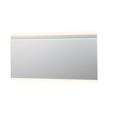 INK SP6 Spiegel - 180x4x80cm - LED horizontaal - boven en onder - colour changing - dimbaar - aluminium Zilver SW48095